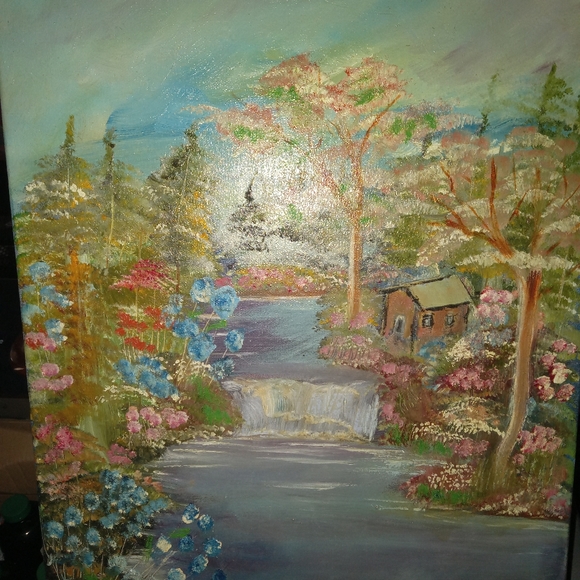 Signed Tony Mclaurin Painting